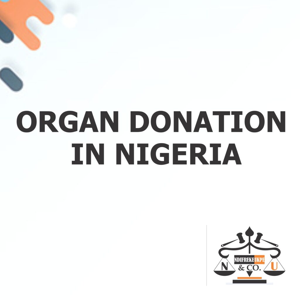 ORGAN DONATION IN NIGERIA